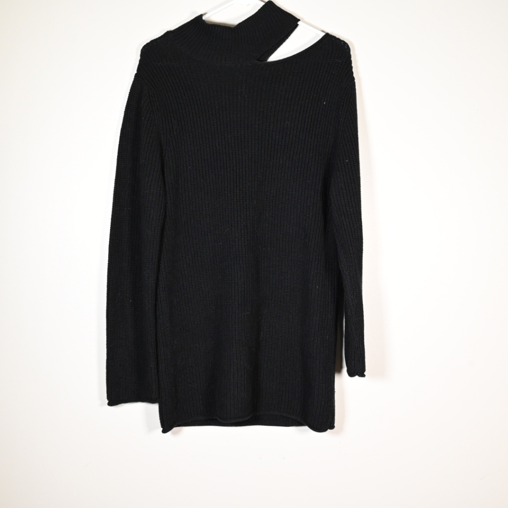 Carmar Knit Sweater Dress M Black